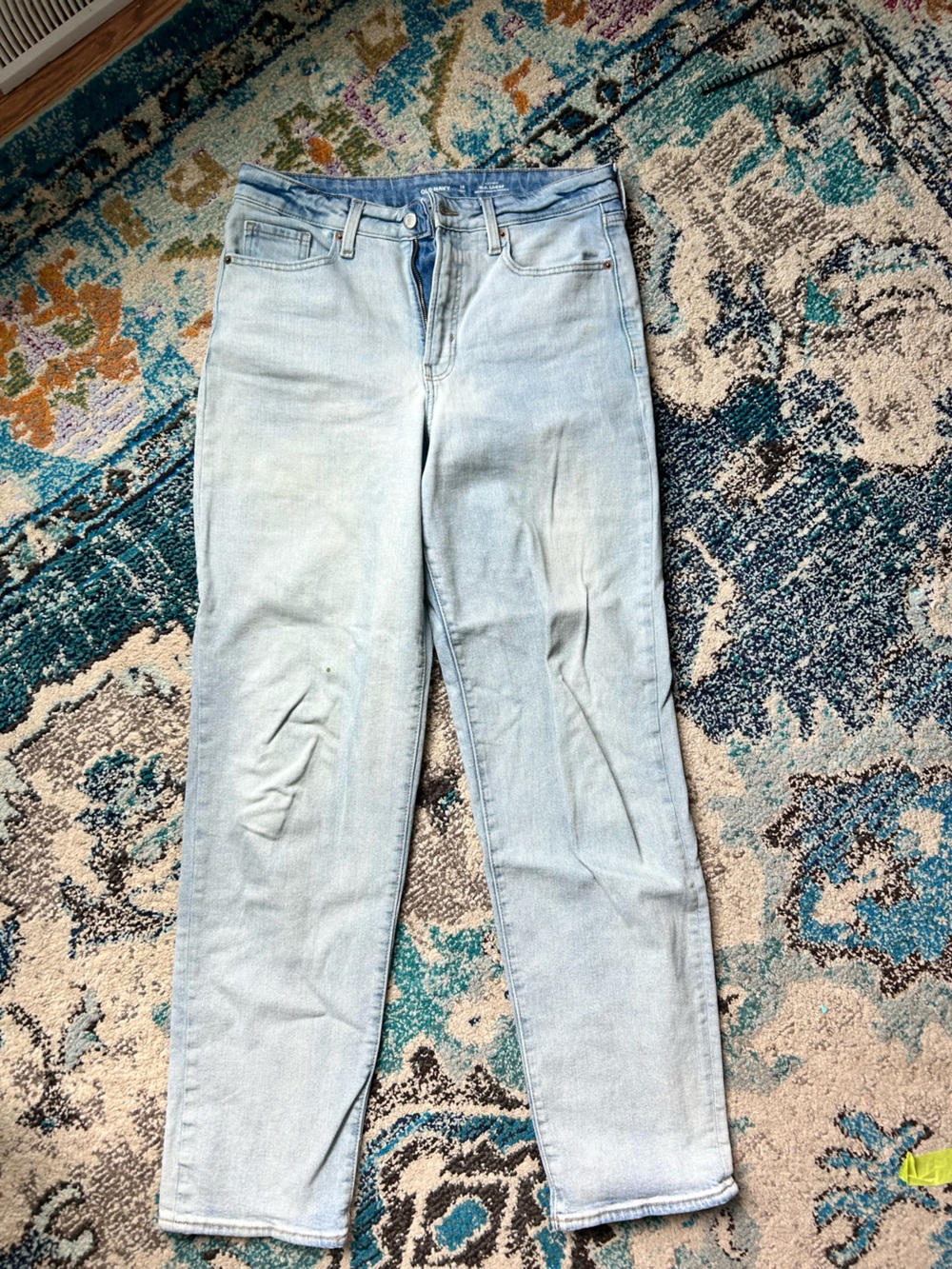 Old Navy Light Wash Blue Wide Leg Jeans